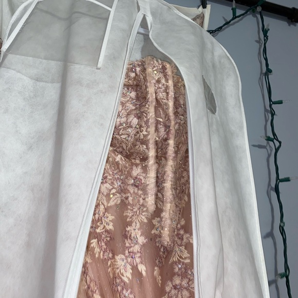 Mori lee rose gold grad dress - Picture 3 of 8